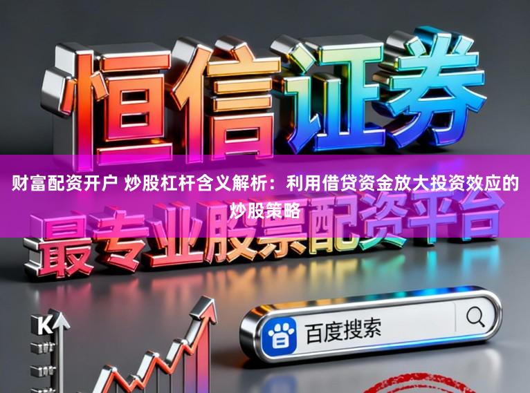 财富配资开户 炒股杠杆含义解析：利用借贷资金放大投资效应的炒股策略