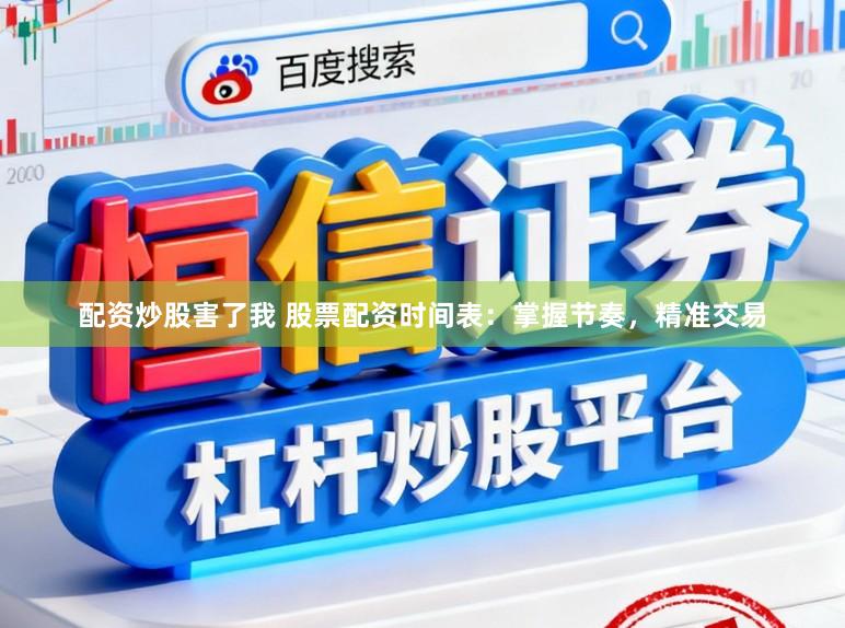 配资炒股害了我 股票配资时间表：掌握节奏，精准交易