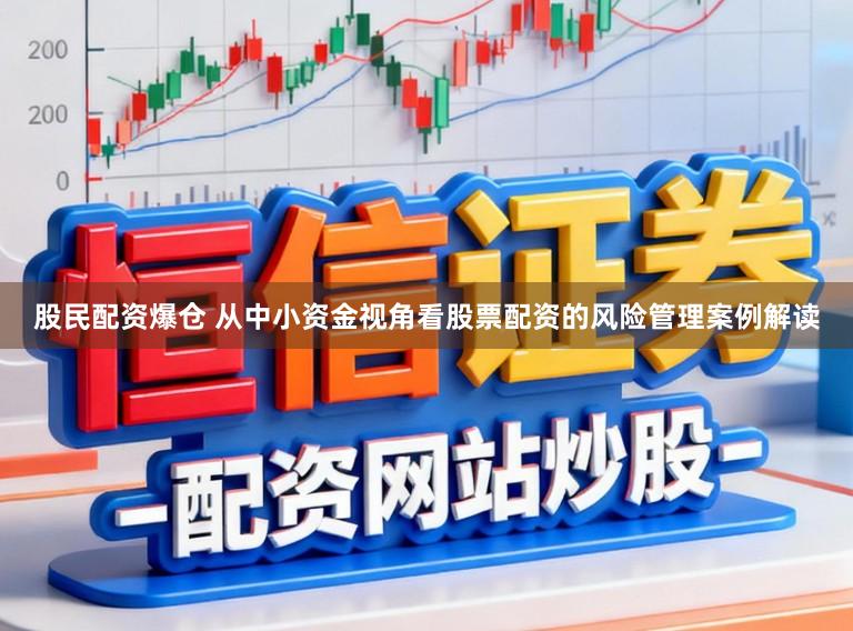 股民配资爆仓 从中小资金视角看股票配资的风险管理案例解读